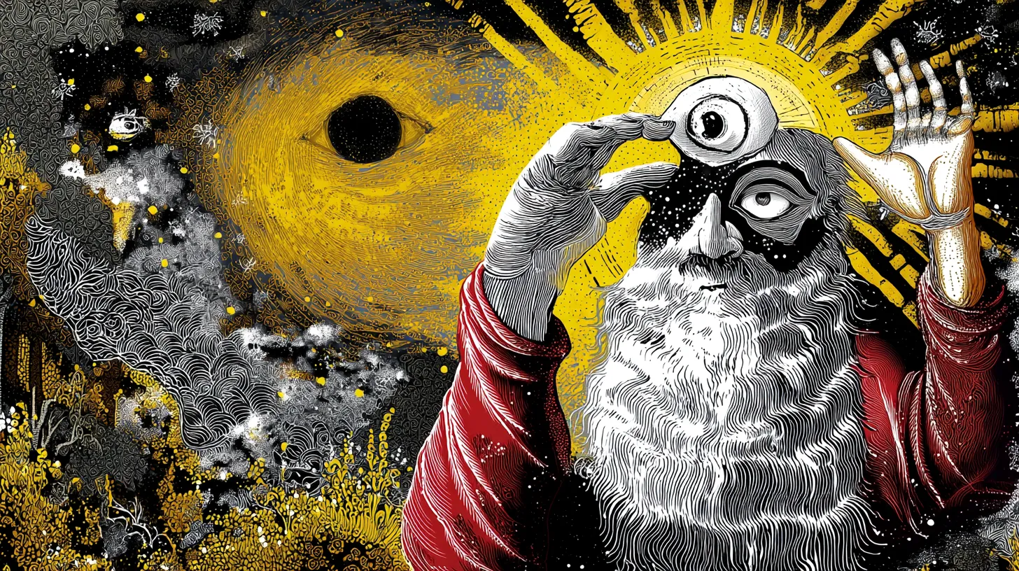 Femme et enfant sous la pleine lune dans un champ de blé